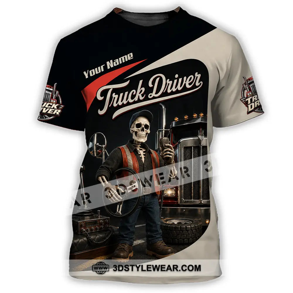 Unisex Shirt - Custom Truck Driver Shirt - T-Shirt / S - T-shirt
