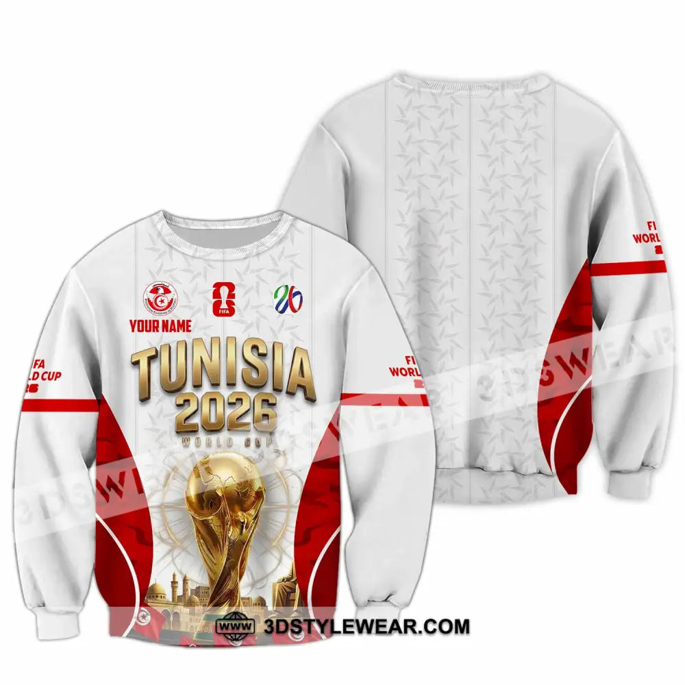 Unisex Shirt - Custom Tunisia World Cup 2026 Shirt - Long Sleeve / S - T-shirt