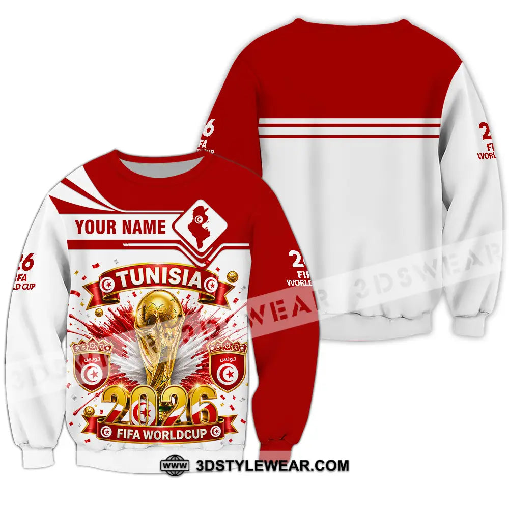 Unisex Shirt - Custom Tunisia World Cup 2026 Shirt - Long Sleeve / S - T-shirt