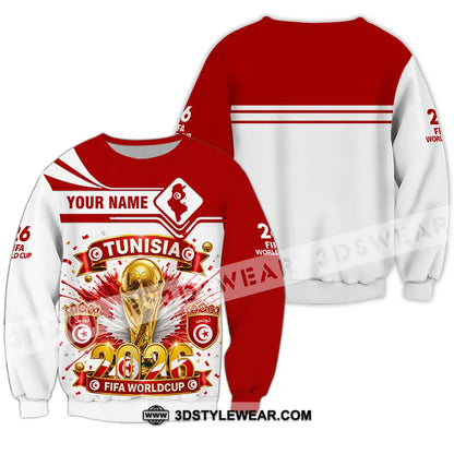 Unisex Shirt - Custom Tunisia World Cup 2026 Shirt - Long Sleeve / S - T-shirt