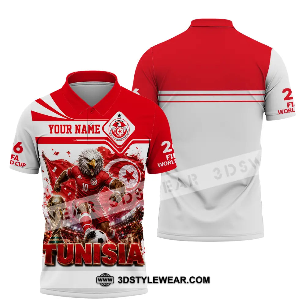 Unisex Shirt - Custom Tunisia World Cup 2026 Shirt - Polo Shirt / S - T-shirt