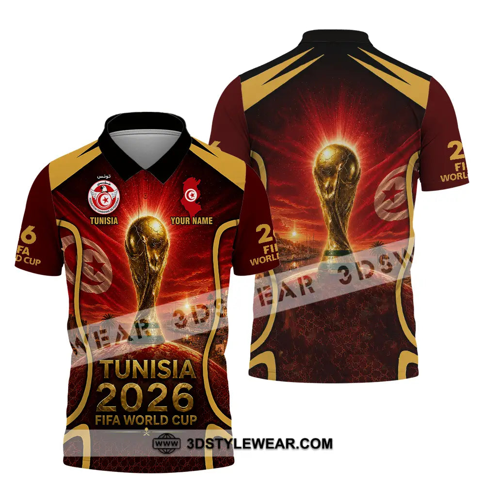 Unisex Shirt - Custom Tunisia World Cup 2026 Shirt - Polo Shirt / S - T-shirt