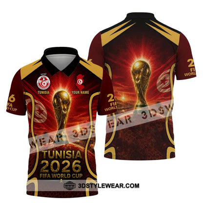 Unisex Shirt - Custom Tunisia World Cup 2026 Shirt - Polo Shirt / S - T-shirt