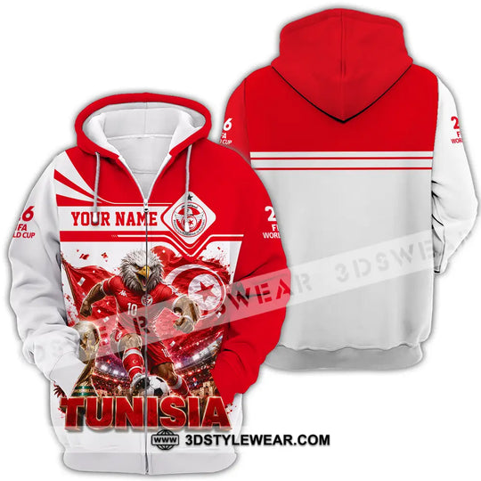Unisex Shirt - Custom Tunisia World Cup 2026 Shirt style option 3