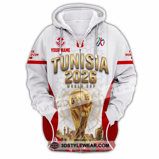Unisex Shirt - Custom Tunisia World Cup 2026 Shirt style option 3