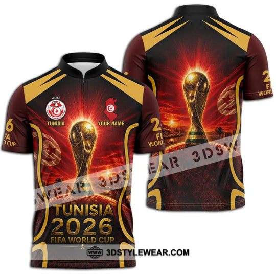 Unisex Shirt - Custom Tunisia World Cup 2026 Shirt style option 2