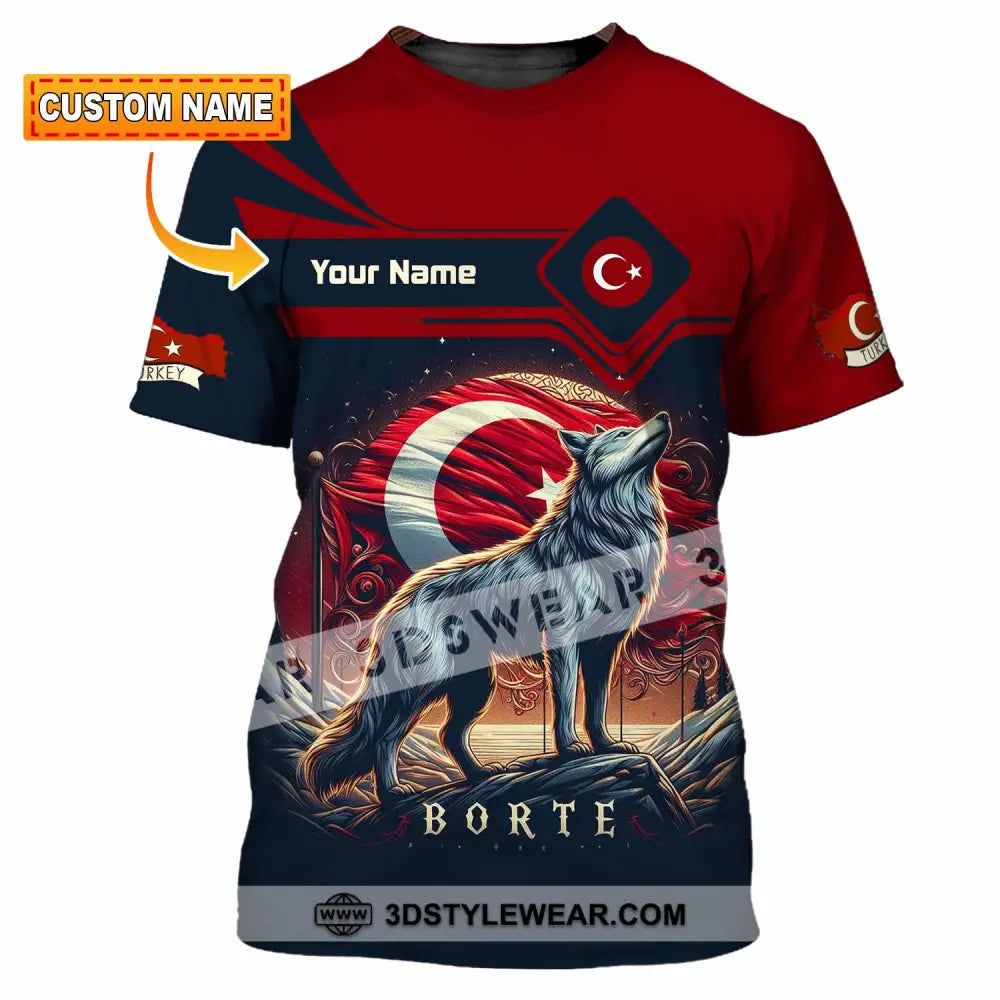 Unisex Shirt - Custom Turkey Borte Shirt - T-shirt