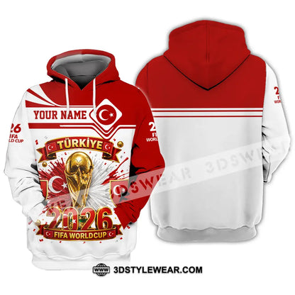Unisex Shirt - Custom Turkey World Cup 2026 Shirt - Hoodie / S - T-shirt