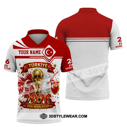 Unisex Shirt - Custom Turkey World Cup 2026 Shirt - Polo Shirt / S - T-shirt