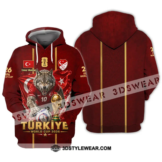 Unisex Shirt - Custom Turkiye World Cup 2026 Shirt style option 3