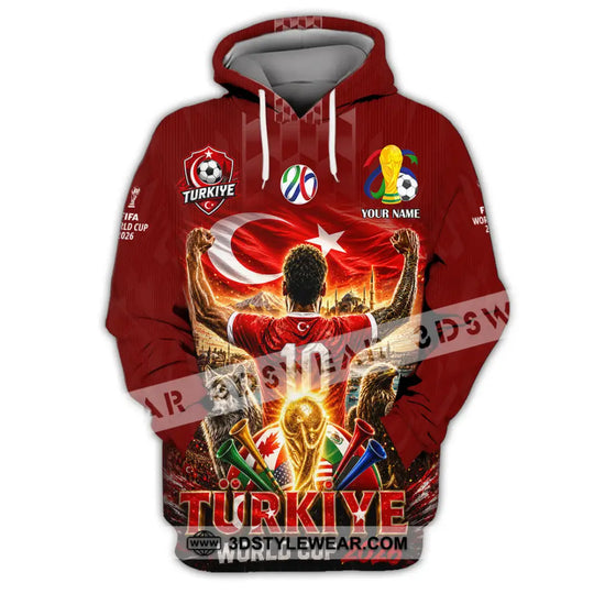 Unisex Shirt - Custom Turkiye World Cup 2026 Shirt style option 2