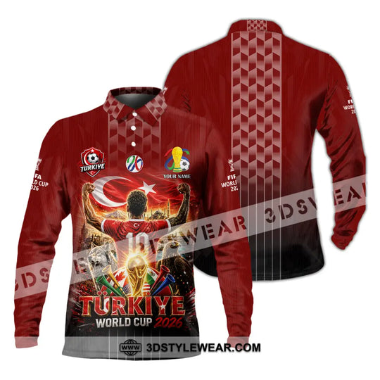 Unisex Shirt - Custom Turkiye World Cup 2026 Shirt style option 4