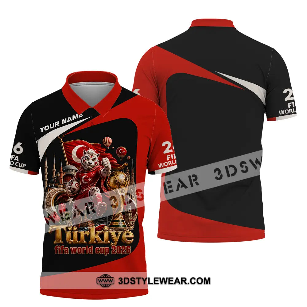 Unisex Shirt - Custom Turkiye World Cup 2026 Shirt - Polo Shirt / S - T-shirt