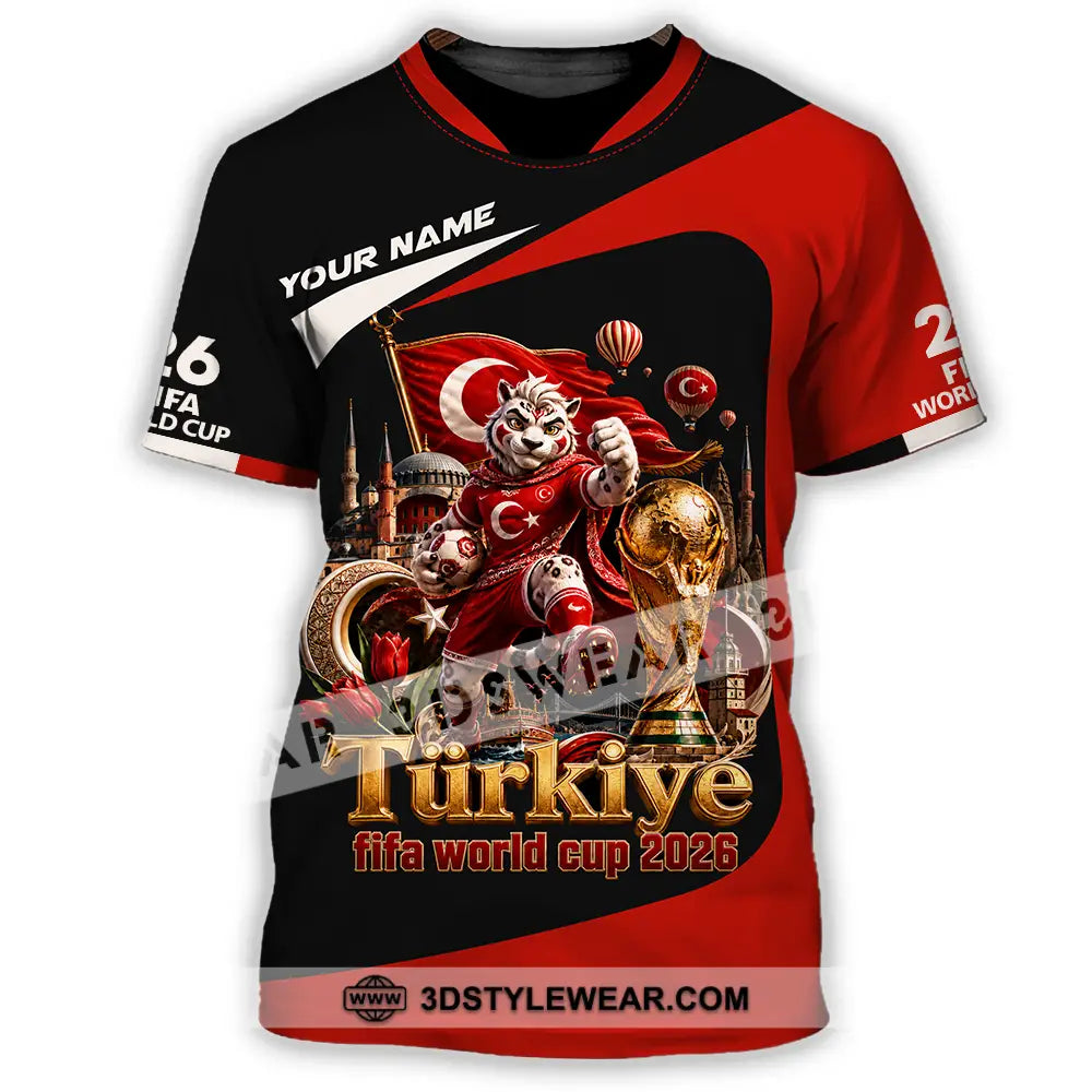 Unisex Shirt - Custom Turkiye World Cup 2026 Shirt - T-Shirt / S - T-shirt