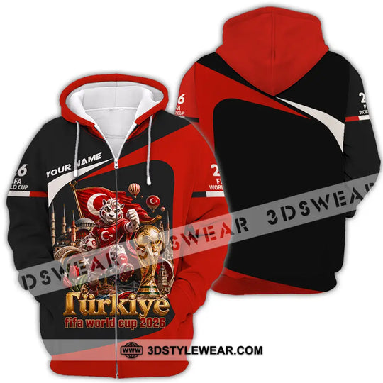 Unisex Shirt - Custom Turkiye World Cup 2026 Shirt style option 4