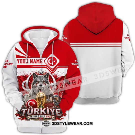 Unisex Shirt - Custom Turkiye World Cup 2026 Shirt style option 4