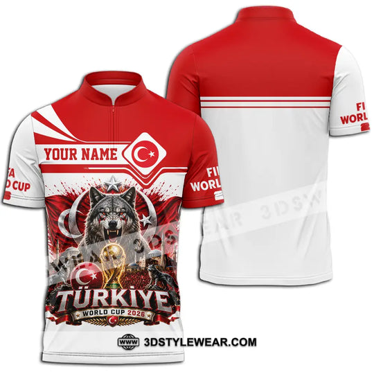 Unisex Shirt - Custom Turkiye World Cup 2026 Shirt style option 2