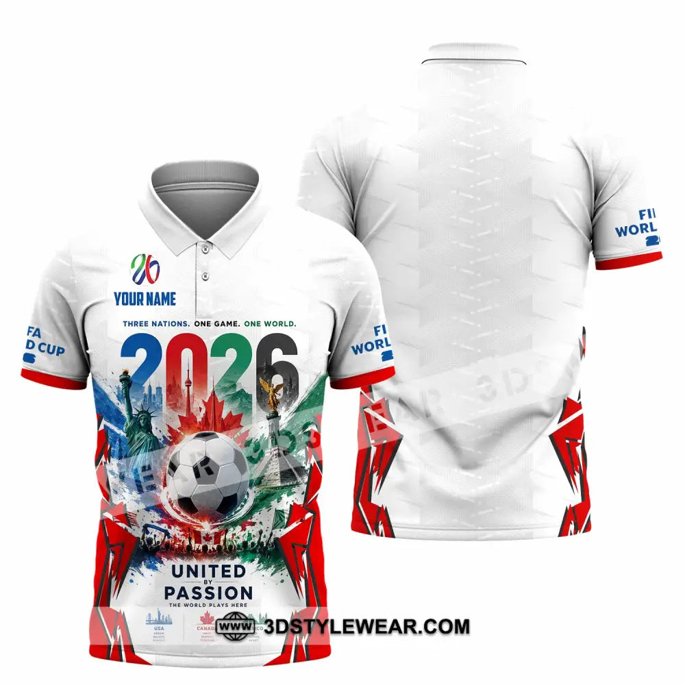 Unisex Shirt - Custom United By Passion World Cup 2026 Shirt - Polo Shirt / S - T-shirt