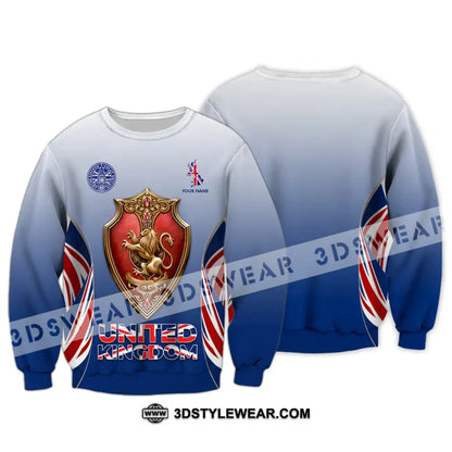 Unisex Shirt - Custom United Kingdom 3D Shirt Long Sleeve / S T-shirt