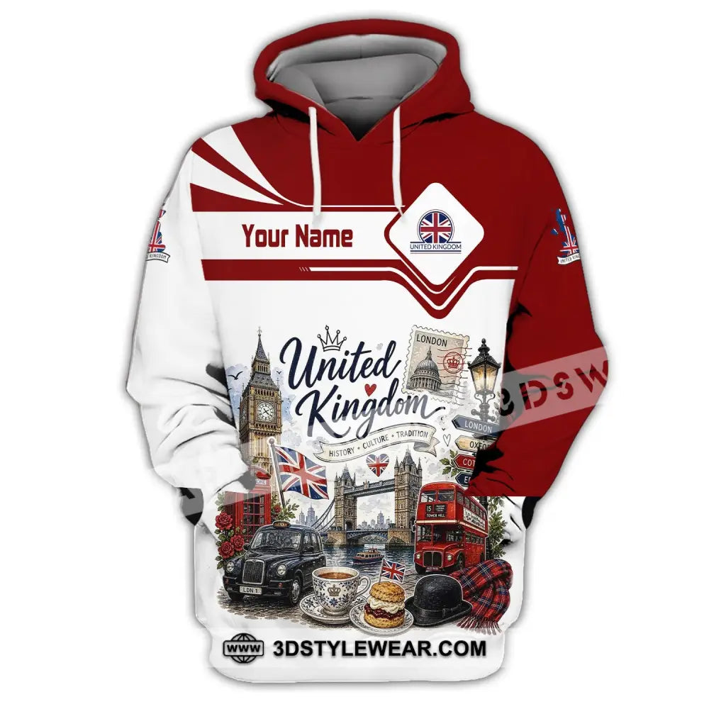 Unisex Shirt - Custom United Kingdom Shirt - Hoodie / S - T-shirt