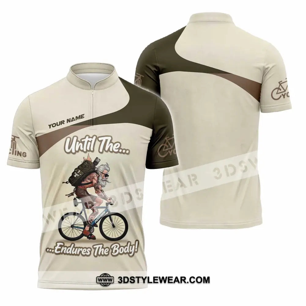 Unisex Shirt - Custom Until The Endures The Body Shirt - Zipper Polo Shirt / S - T-shirt