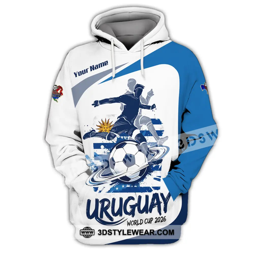 Unisex Shirt - Custom Uruguay Fifa World Cup 2026 3D Shirt - Hoodie / S - T-shirt