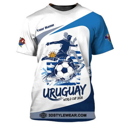 Unisex Shirt - Custom Uruguay Fifa World Cup 2026 3D Shirt - T-Shirt / S - T-shirt
