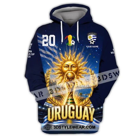 Unisex Shirt - Custom Uruguay World Cup 2026 Shirt style option 2