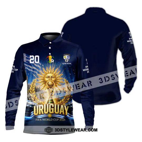 Unisex Shirt - Custom Uruguay World Cup 2026 Shirt style option 4