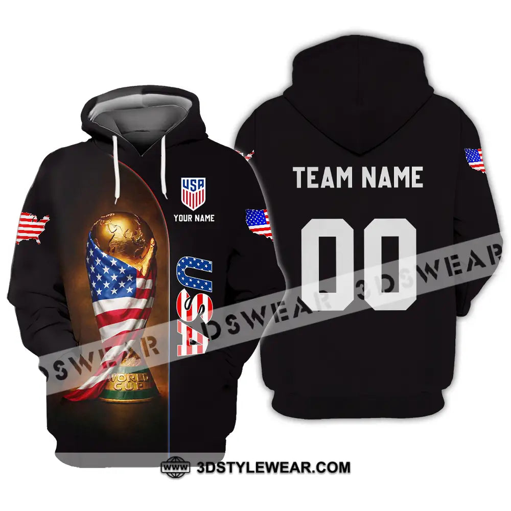 Unisex Shirt - Custom USA 3D Shirt Hoodie / S T-shirt