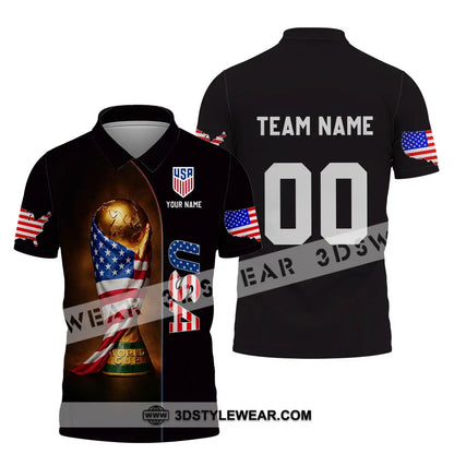 Unisex Shirt - Custom USA 3D Shirt Polo Shirt / S T-shirt