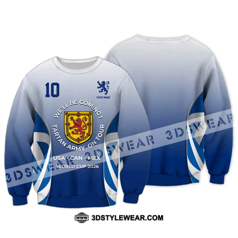 Unisex Shirt - Custom USA CAN MEX World Cup 2026 3D Shirt Long Sleeve / S T-shirt