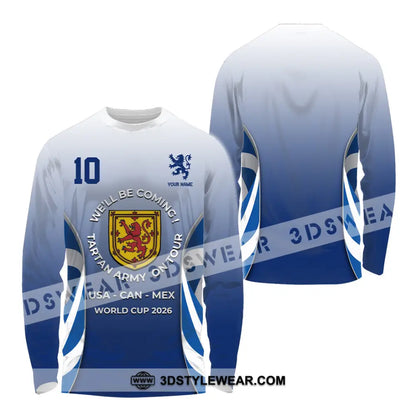 Unisex Shirt - Custom USA CAN MEX World Cup 2026 3D Shirt Long Sleeve Shirt / S T-shirt