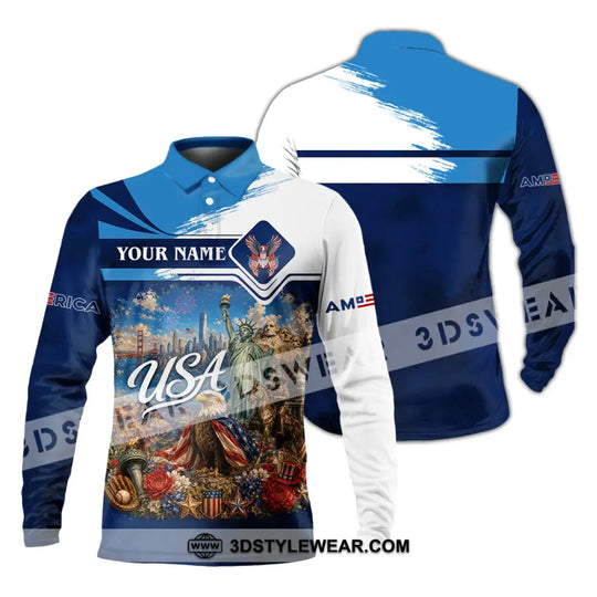 Unisex Shirt - Custom USA Shirt style option 4