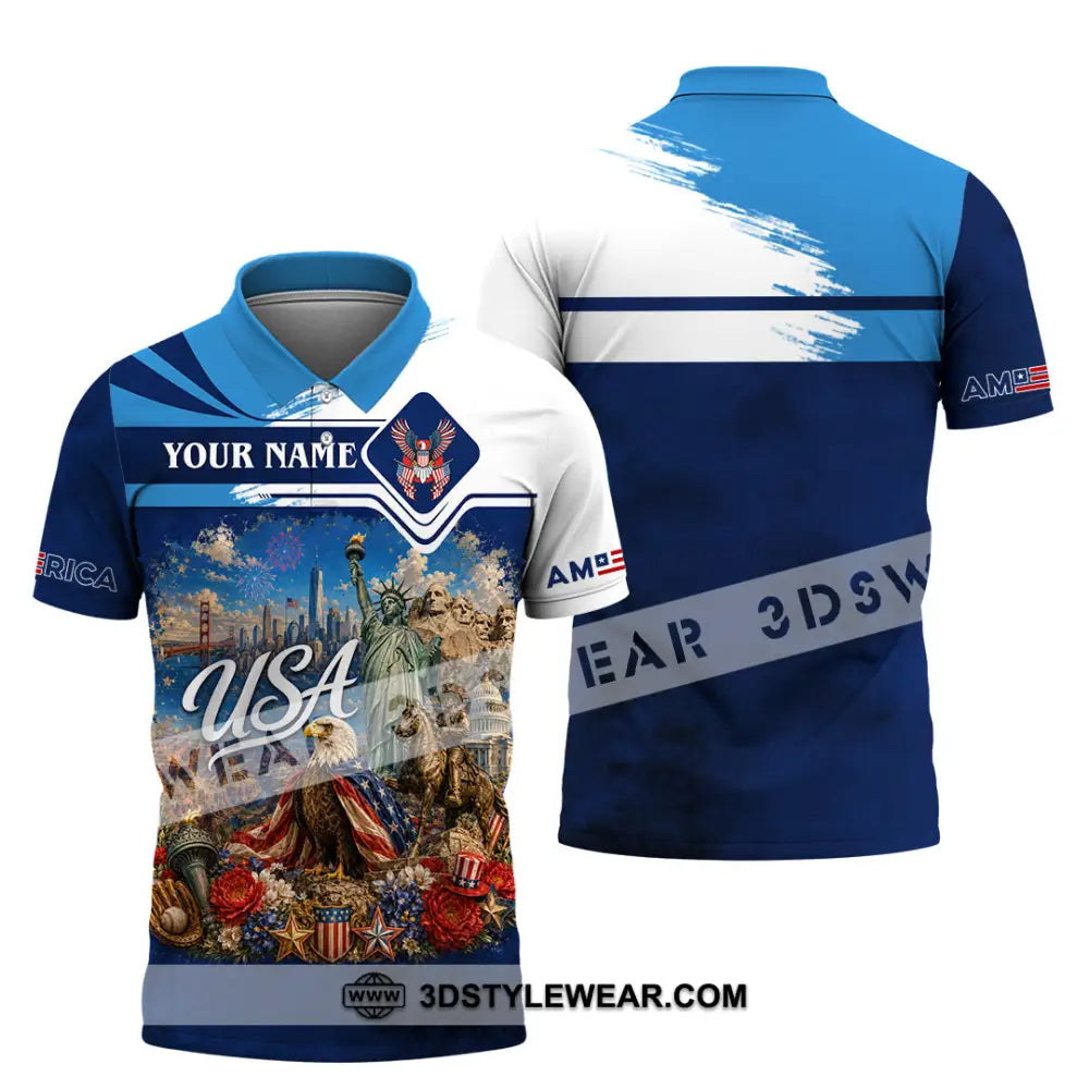 Unisex Shirt - Custom USA Shirt - Polo Shirt / S - T-shirt
