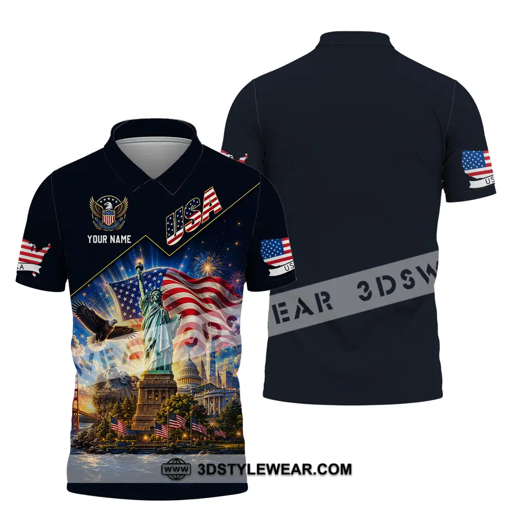 Unisex Shirt - Custom USA Shirt - Polo Shirt / S - T-shirt