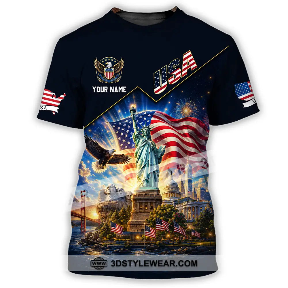 Unisex Shirt - Custom USA Shirt - T-Shirt / S - T-shirt