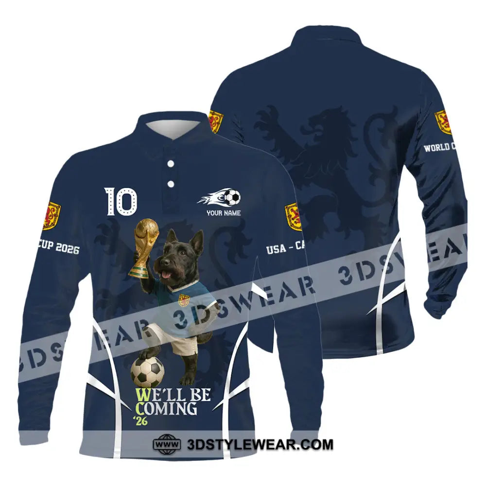 Unisex Shirt - Custom USA We’ll Be Coming 26 3D Shirt Long Sleeve Polo / S T-shirt
