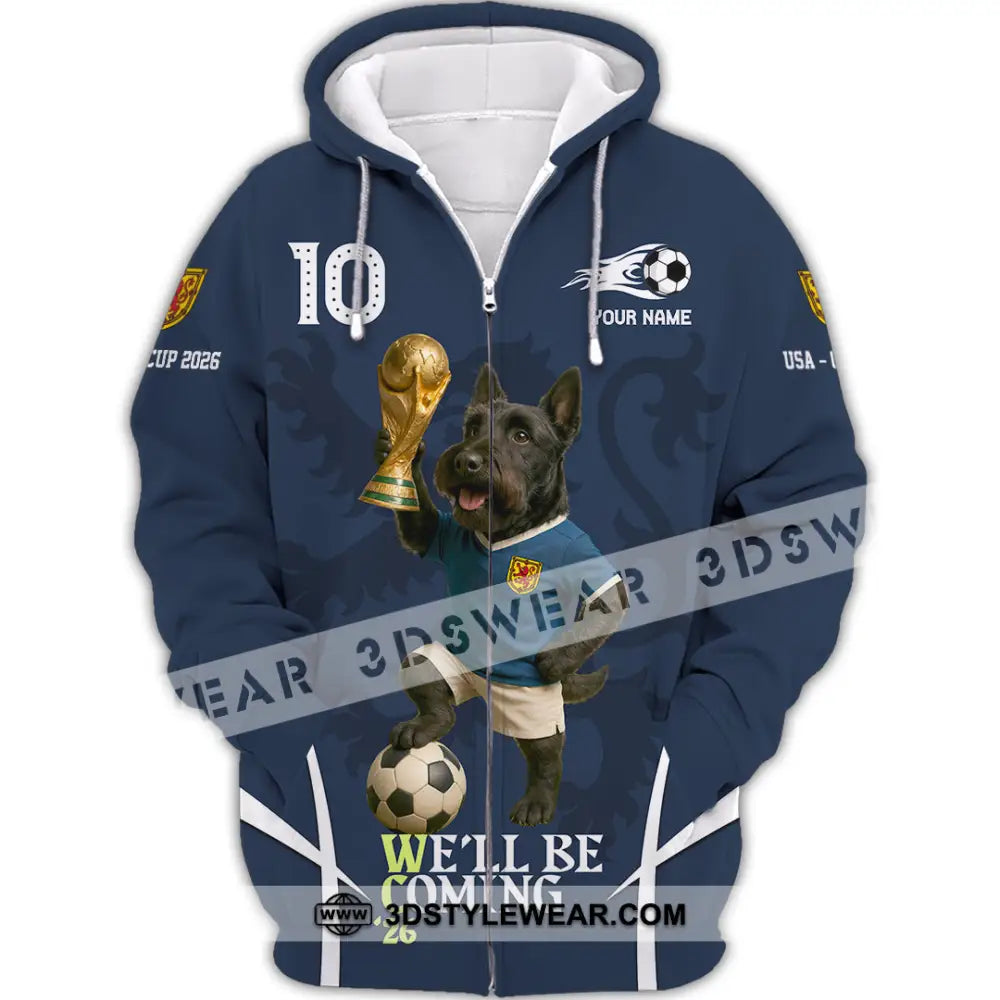 Unisex Shirt - Custom USA We’ll Be Coming 26 3D Shirt Zipper Hoodie / S T-shirt