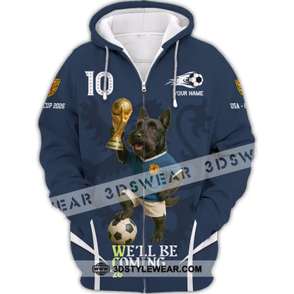 Unisex Shirt - Custom USA We’ll Be Coming 26 3D Shirt Zipper Hoodie / S T-shirt