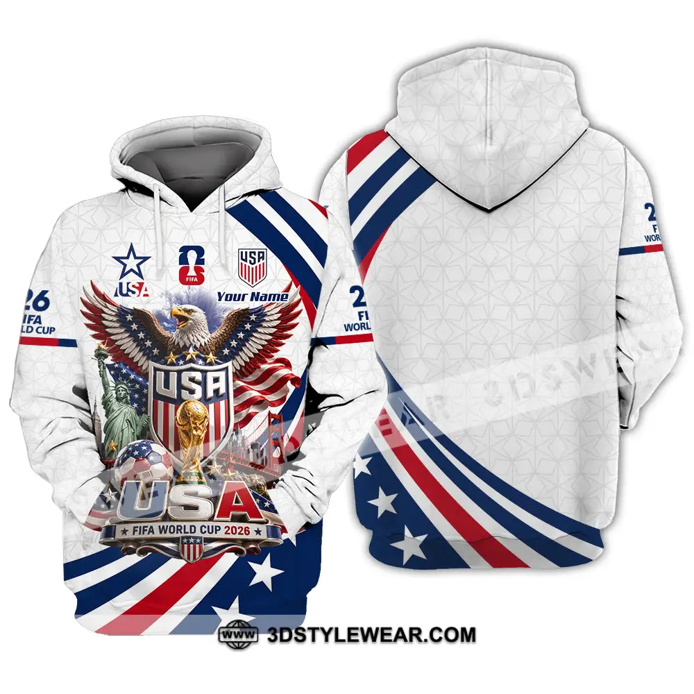 Unisex Shirt - Custom USA World Cup 2026 Shirt - Hoodie / S - T-shirt