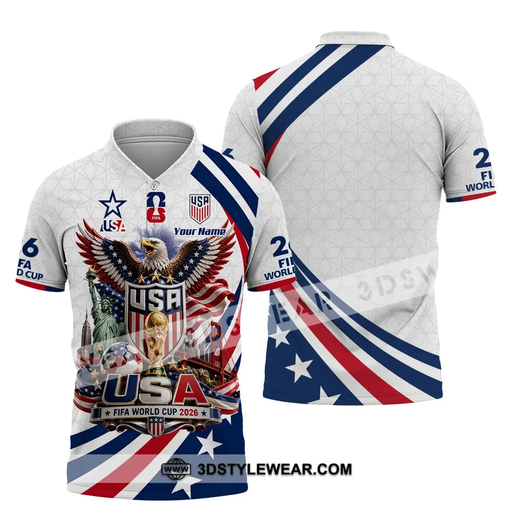 Unisex Shirt - Custom USA World Cup 2026 Shirt - Polo Shirt / S - T-shirt