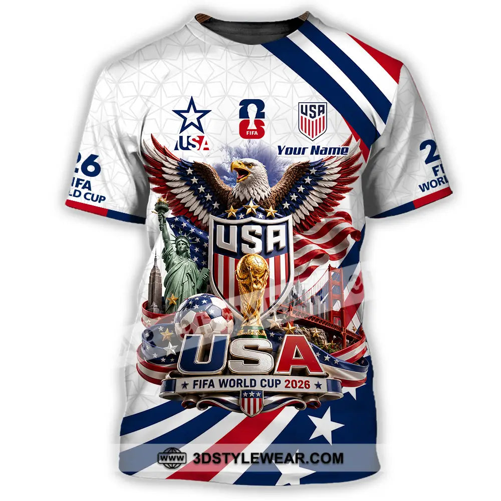 Unisex Shirt - Custom USA World Cup 2026 Shirt - T-Shirt / S - T-shirt