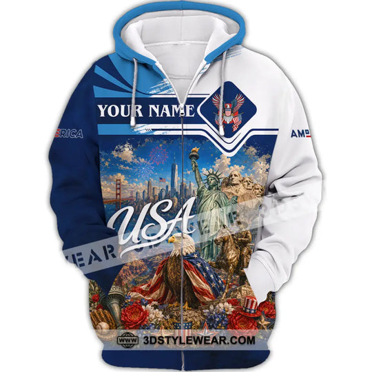 Unisex Shirt - Custom USA Shirt style option 3