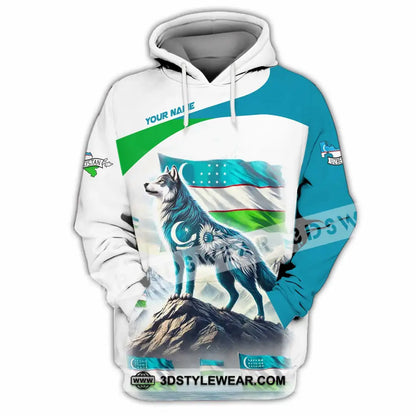 Unisex Shirt - Custom Uzbekistan Shirt - Hoodie / S - T-shirt