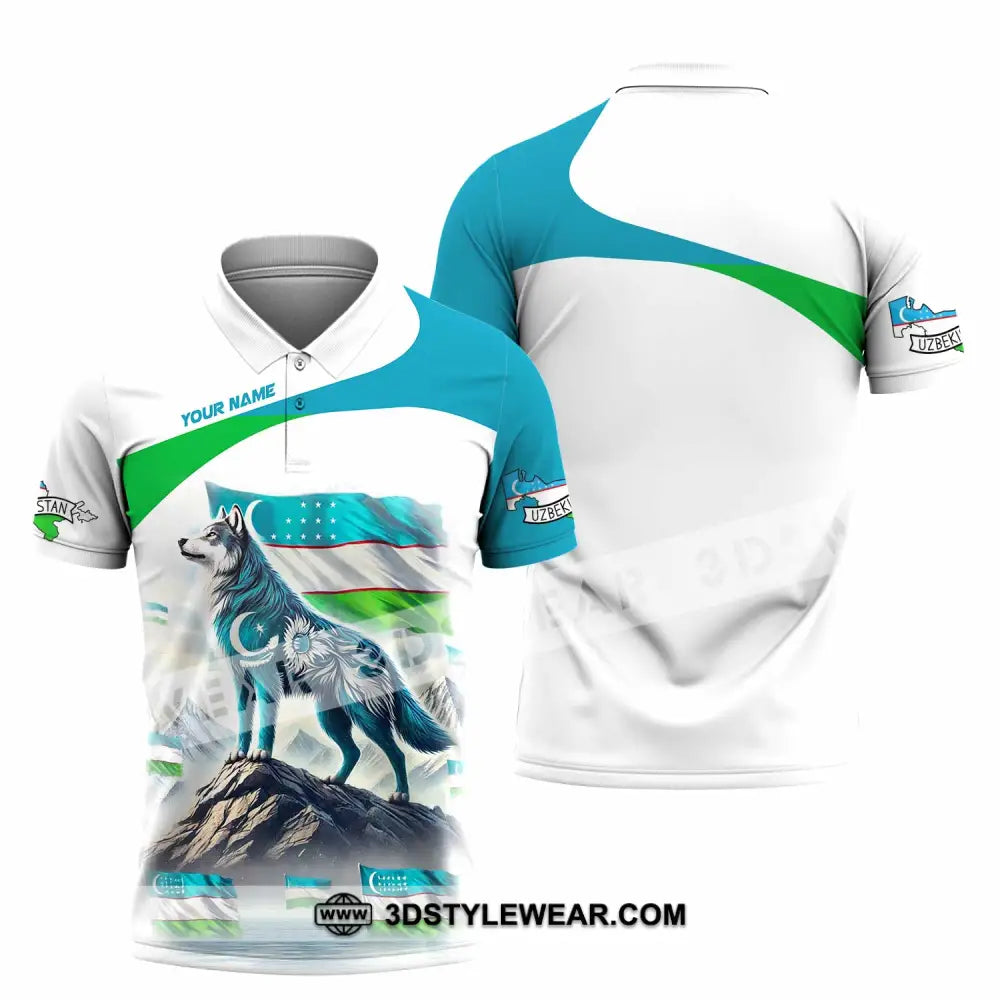 Unisex Shirt - Custom Uzbekistan Shirt - Polo Shirt / S - T-shirt