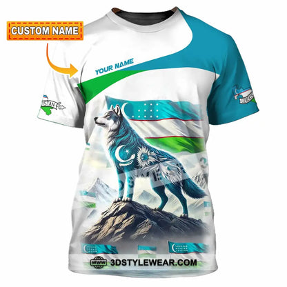 Unisex Shirt - Custom Uzbekistan Shirt - T-shirt