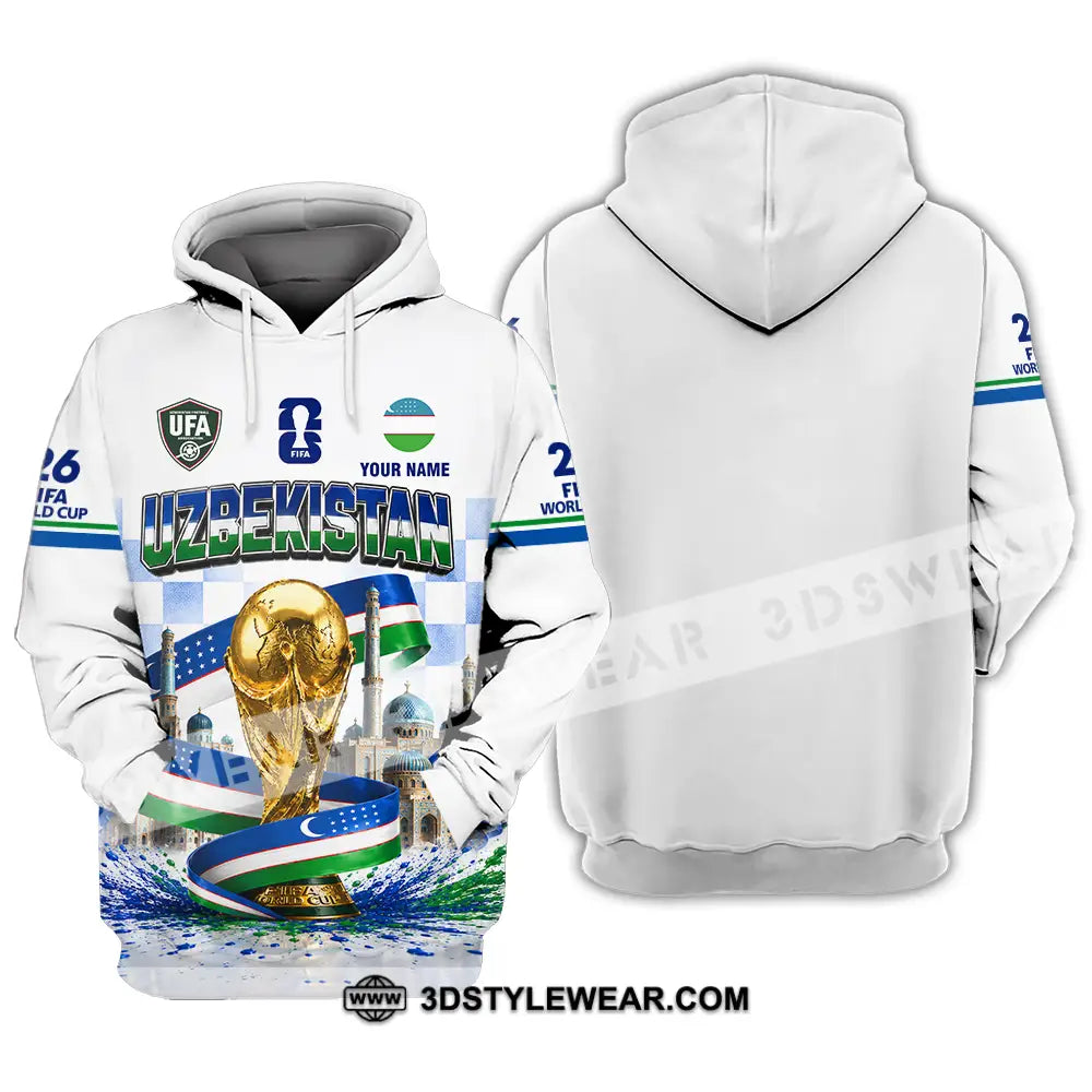 Unisex Shirt - Custom Uzbekistan World Cup 2026 Shirt - Hoodie / S - T-shirt