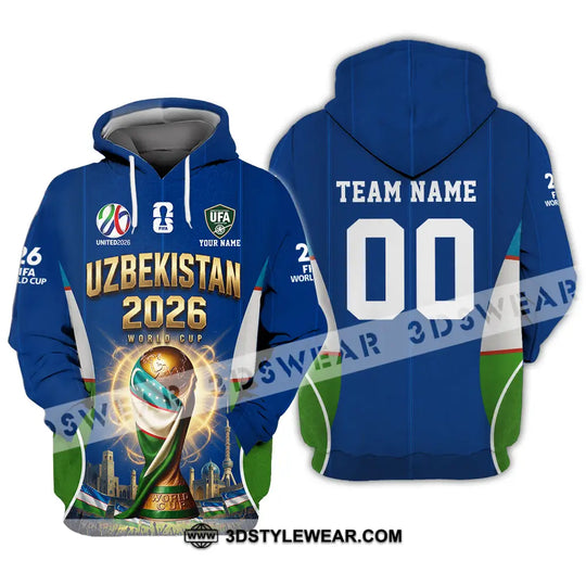 Unisex Shirt - Custom Uzbekistan World Cup 2026 Shirt style option 3