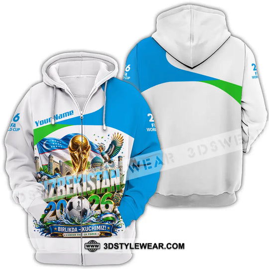 Unisex Shirt - Custom Uzbekistan World Cup 2026 Shirt style option 4
